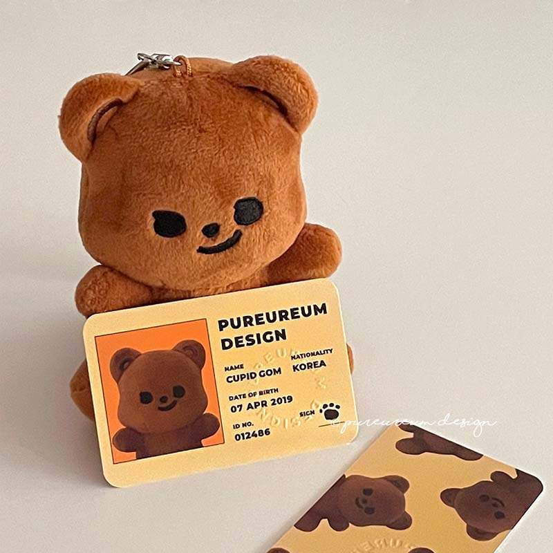 Pureureumdesign x 10x10 - Cupid Bear Doll Keyring - Pureureumdesign - Accesories - Harumio