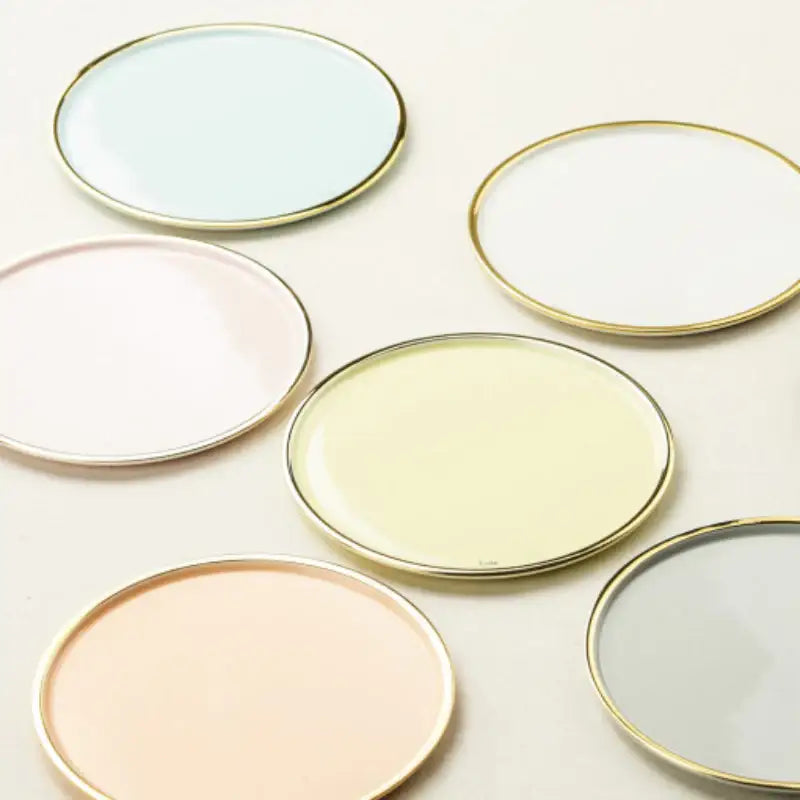 Chaora - Gold Rim Tray - Chaora - Tableware - Harumio