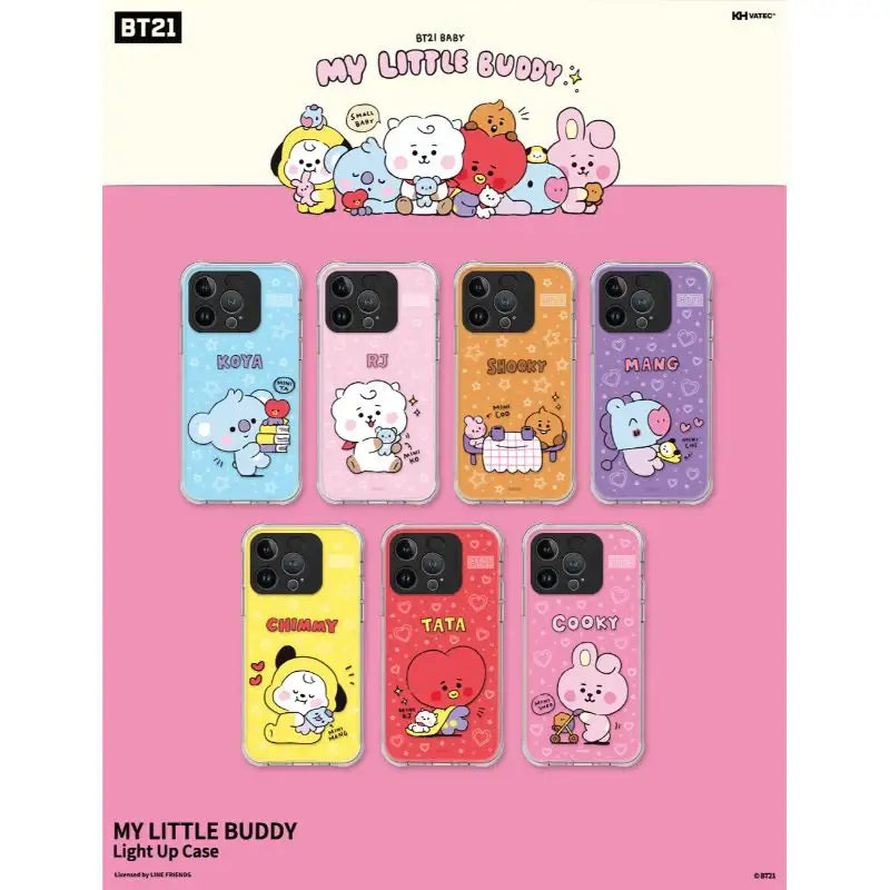 BT21 - My Little Buddy - Lighting Phone Case - BT21 - Accessories - Harumio