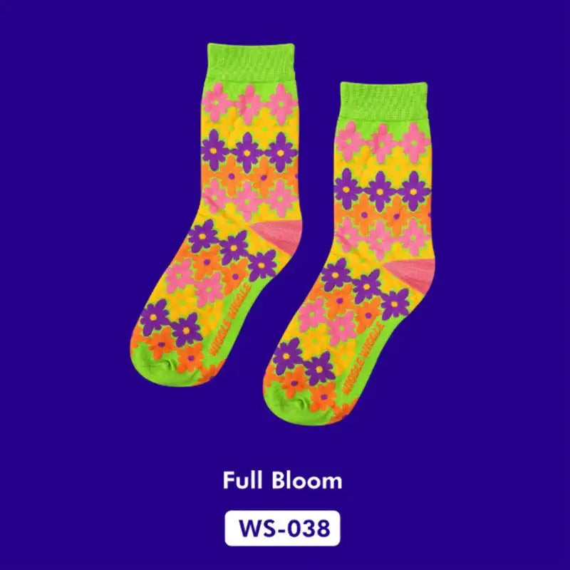 Wiggle Wiggle - Spring Pattern Socks - Wiggle Wiggle - Socks - Harumio