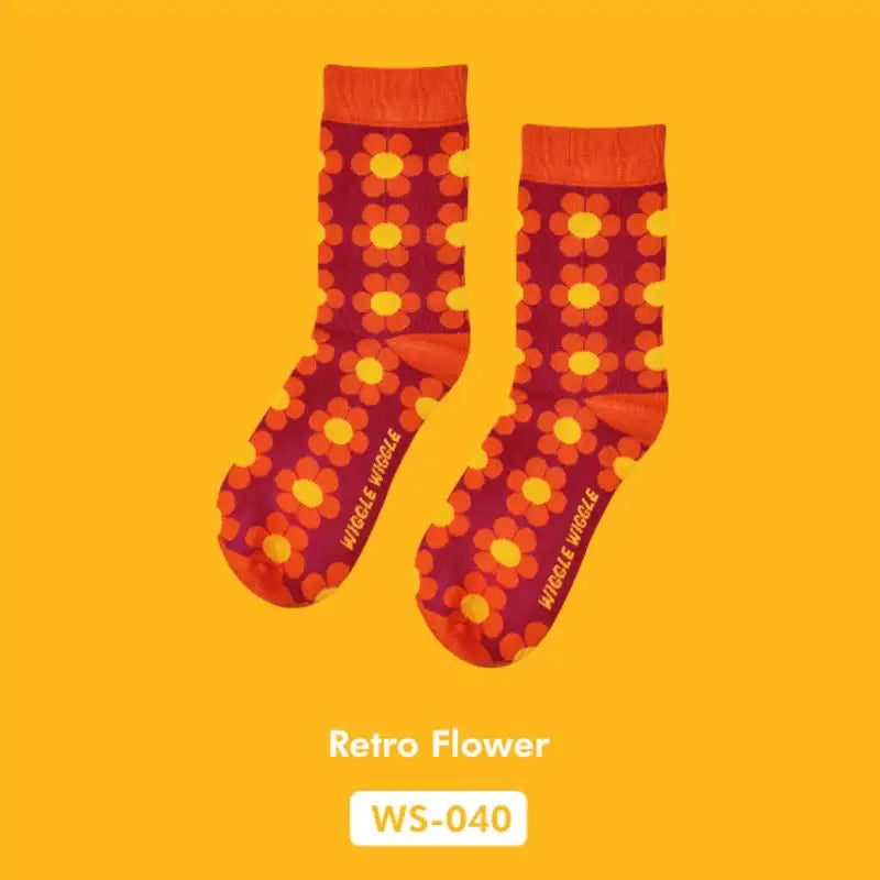 Wiggle Wiggle - Spring Pattern Socks - Wiggle Wiggle - Socks - Harumio