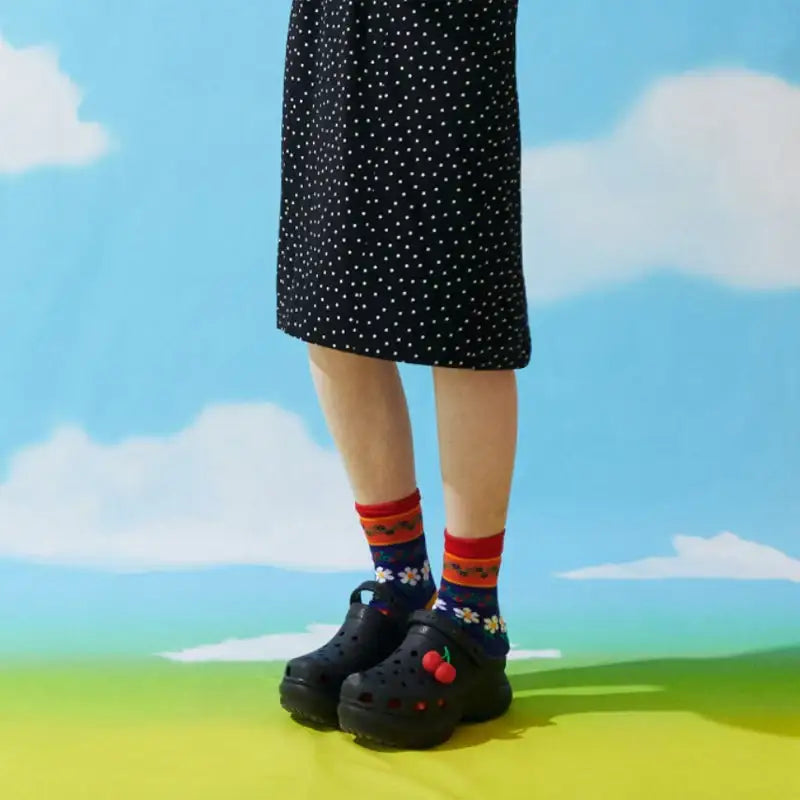 Wiggle Wiggle - Spring Pattern Socks - Wiggle Wiggle - Socks - Harumio