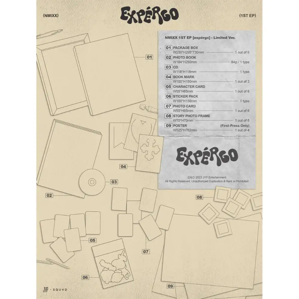 NMIXX - EXPERGO : 1st EP (Limited Version) - NMIXX - Album - Harumio