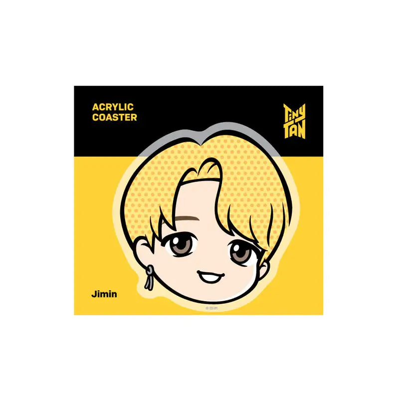NARA HOME DECO x BT21- TinyTAN Butter Acrylic Coaster - NARA HOME DECO - Home & Living - Harumio