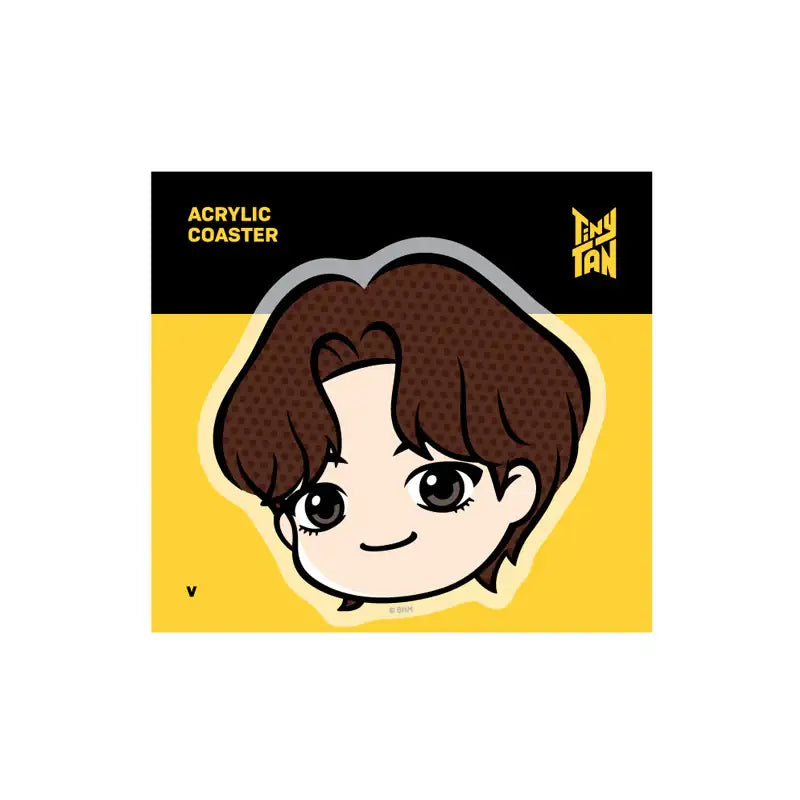 NARA HOME DECO x BT21- TinyTAN Butter Acrylic Coaster - NARA HOME DECO - Home & Living - Harumio