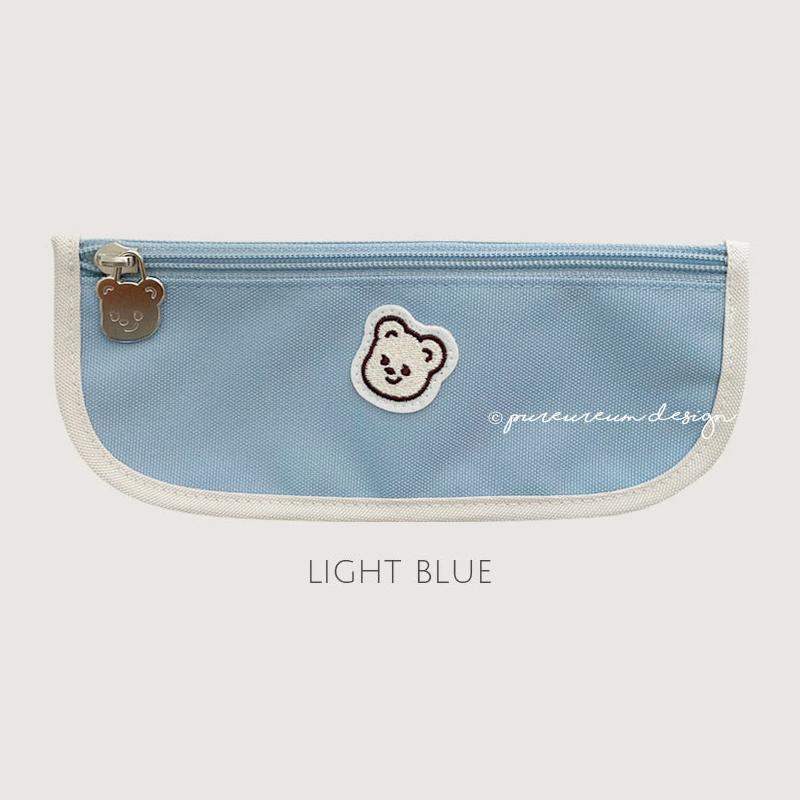 Pureureumdesign x 10x10 - Cupid Bear Slim Pencil Pouch - Pureureumdesign - Stationery - Harumio