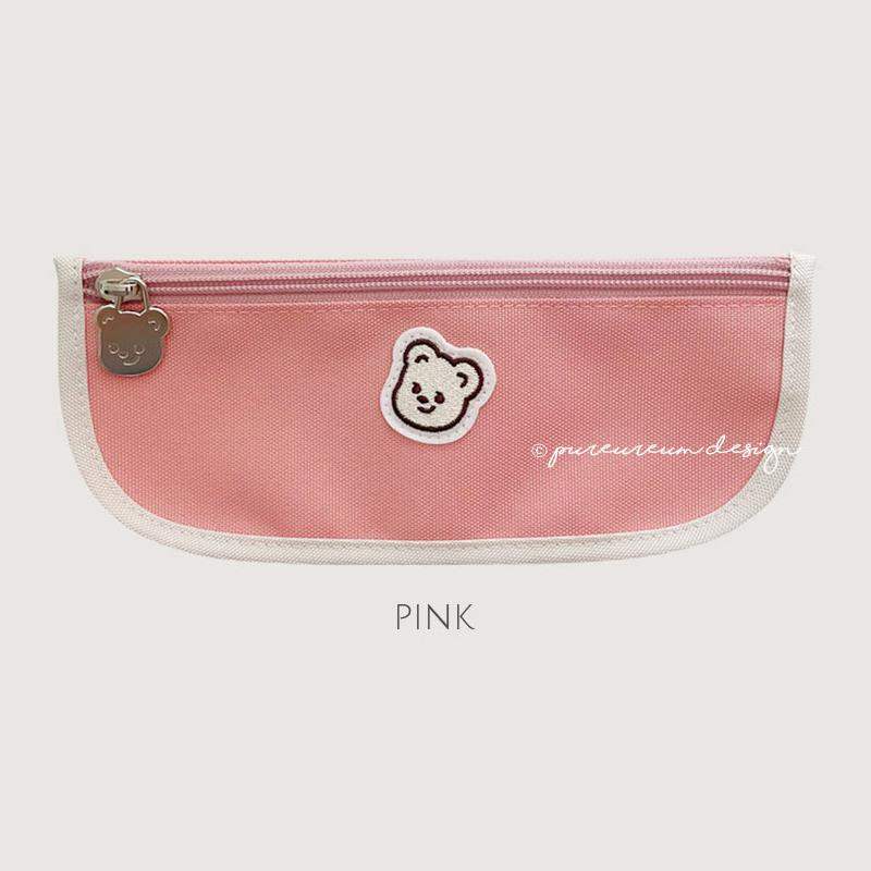 Pureureumdesign x 10x10 - Cupid Bear Slim Pencil Pouch - Pureureumdesign - Stationery - Harumio