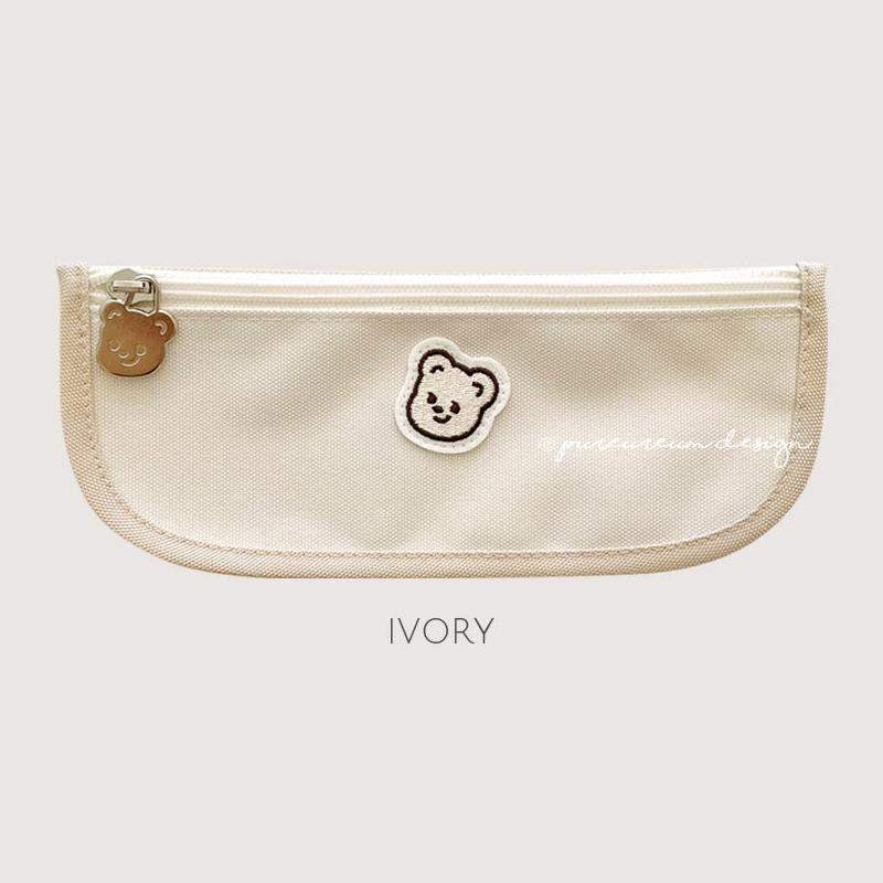 Pureureumdesign x 10x10 - Cupid Bear Slim Pencil Pouch - Pureureumdesign - Stationery - Harumio