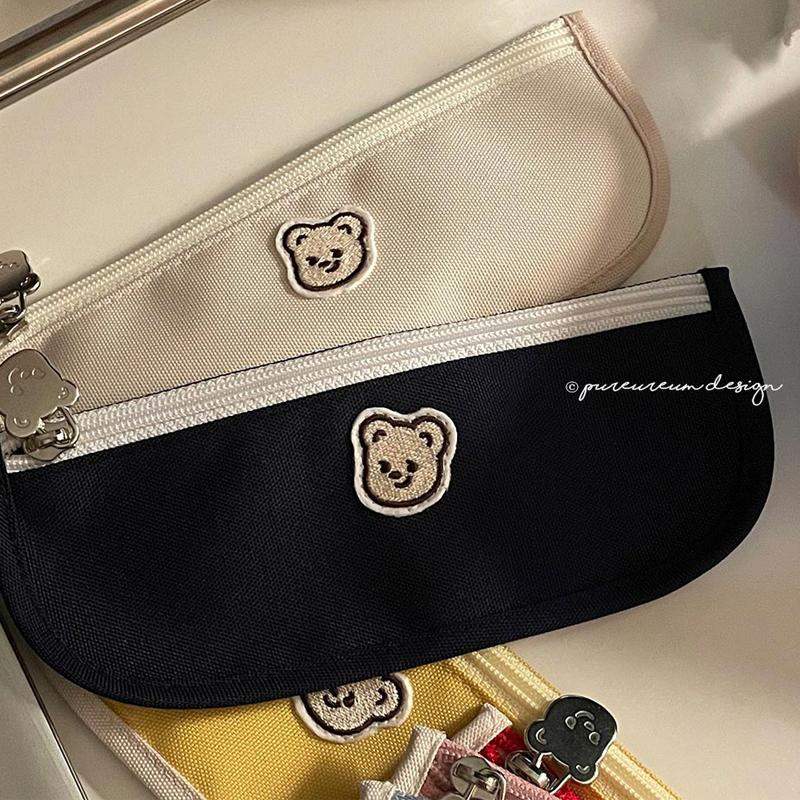 Pureureumdesign x 10x10 - Cupid Bear Slim Pencil Pouch - Pureureumdesign - Stationery - Harumio