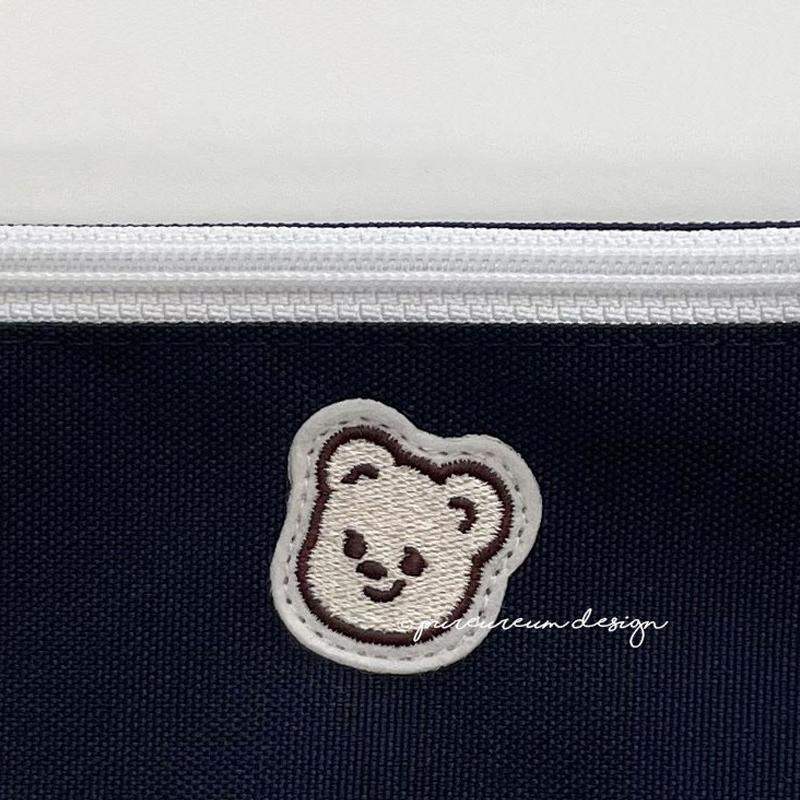 Pureureumdesign x 10x10 - Cupid Bear Slim Pencil Pouch - Pureureumdesign - Stationery - Harumio