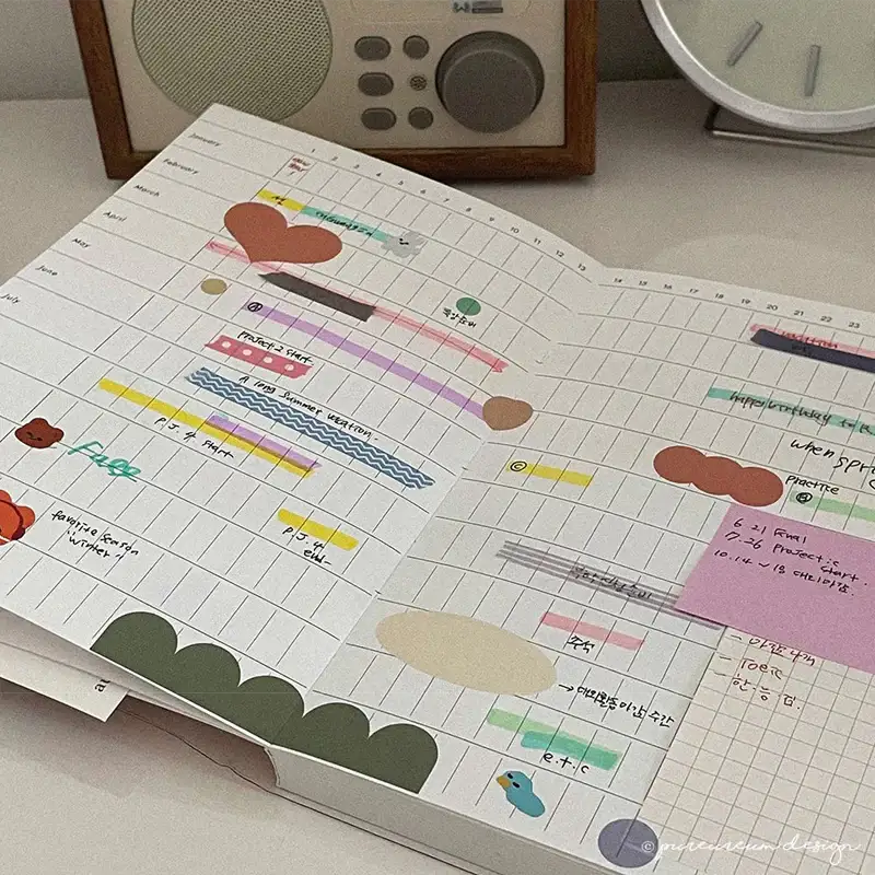 Pureureumdesign x 10x10 - Cupid Bear Diary - Pureureumdesign - Stationery - Harumio