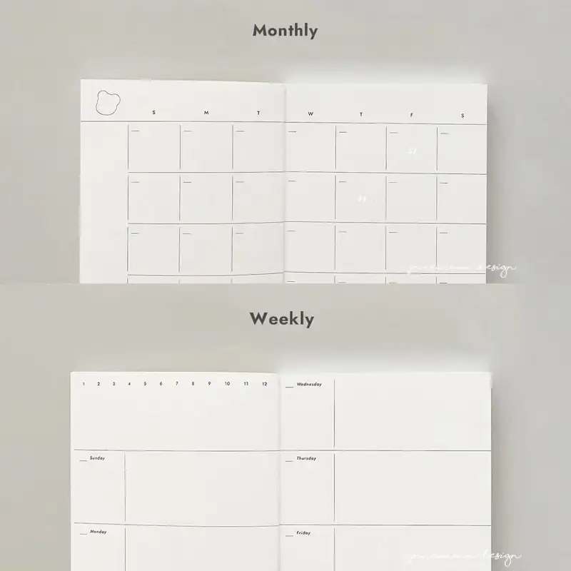 Pureureumdesign x 10x10 - Cupid Bear Diary - Pureureumdesign - Stationery - Harumio