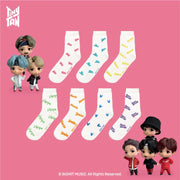 BTS - TinyTAN - Name Socks - BTS - Socks - Harumio