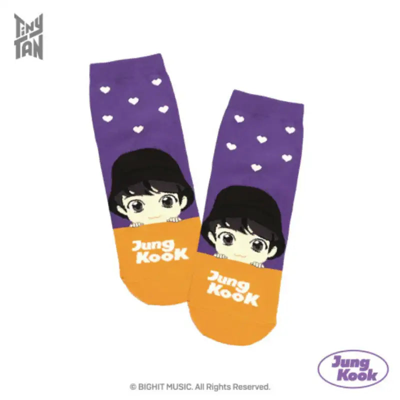 BTS - TinyTAN - Peekaboo Socks - BTS - Socks - Harumio