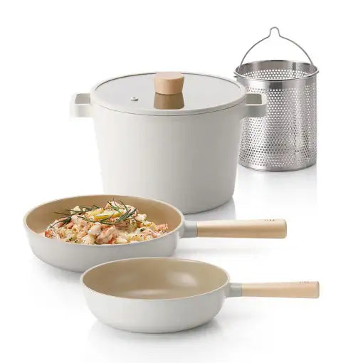 Neoflam - FIKA Induction Pots and Pan Set - Neoflam - Kitchenware - Harumio
