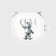 Earpearp x Pengsoo - Steel Cuni Buds Clear Hard Case - Earpearp x Pengsoo - Buds Case - Harumio