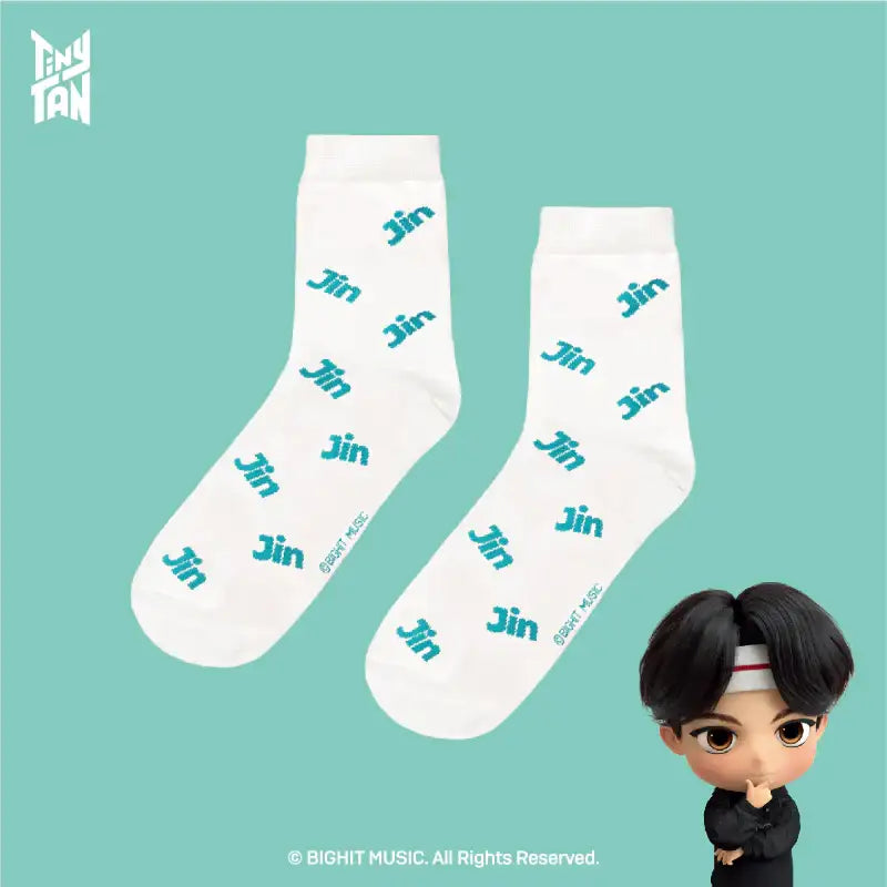 BTS - TinyTAN - Name Socks - BTS - Socks - Harumio