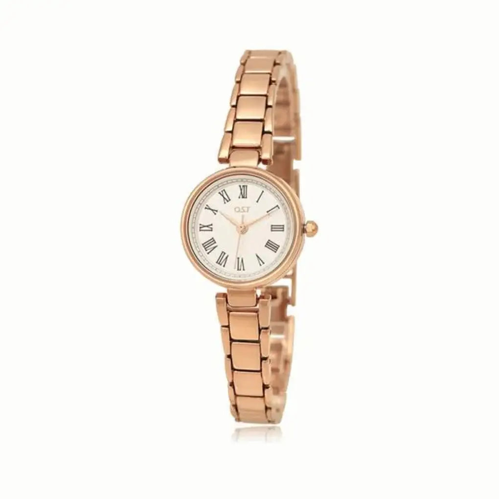 OST - Modern Roman Index Rose Gold Metal Watch - OST - Watch - Harumio