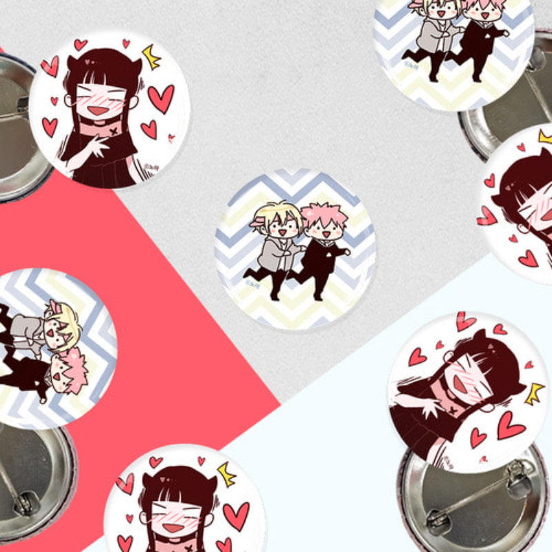 Excuse Me, but the World Will Be Gone for a While - Round Pin Button Set