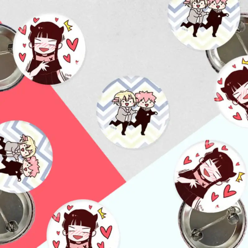 Excuse Me, but the World Will Be Gone for a While - Round Pin Button Set - Webtoon Shop - Pin Buttons - Harumio