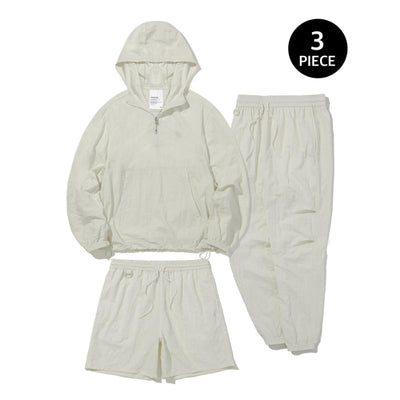 Code:graphy - 3 Piece Comfy Hooded Anorak Setup