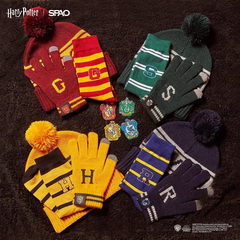 SPAO x Harry Potter - Hogwarts Gloves & Hats & Socks (4pcs)