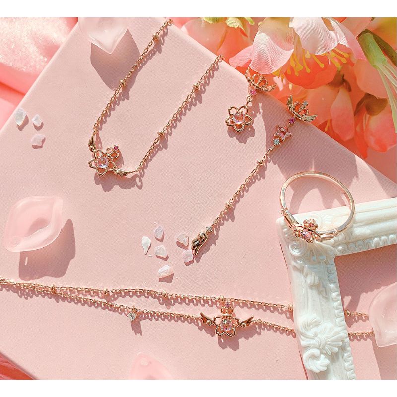 OST x Cardcaptor Sakura - Crown Cherry Blossom Wing Bracelet