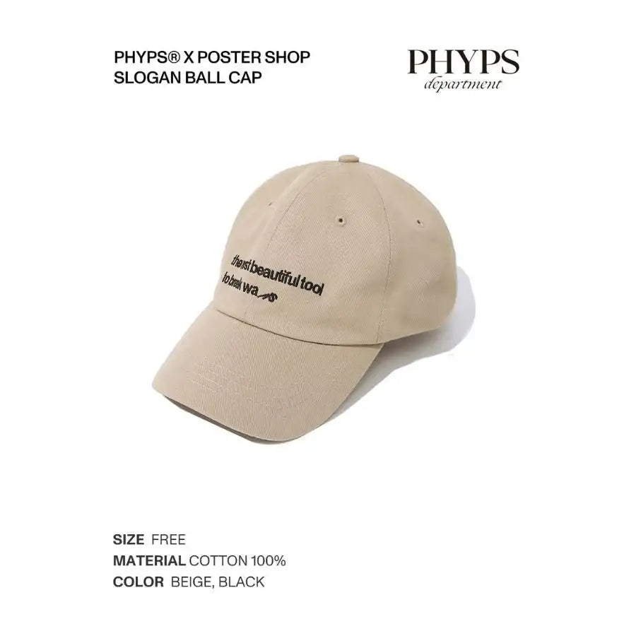 Phyps X Poster Shop - Slogan Ball Cap - Phyps - Caps - Harumio