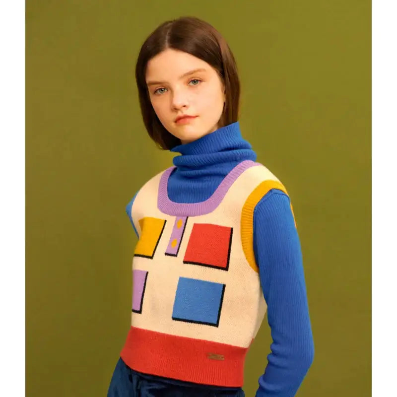 Wiggle Wiggle - Knitted Vest - Wiggle Wiggle - Vest - Harumio