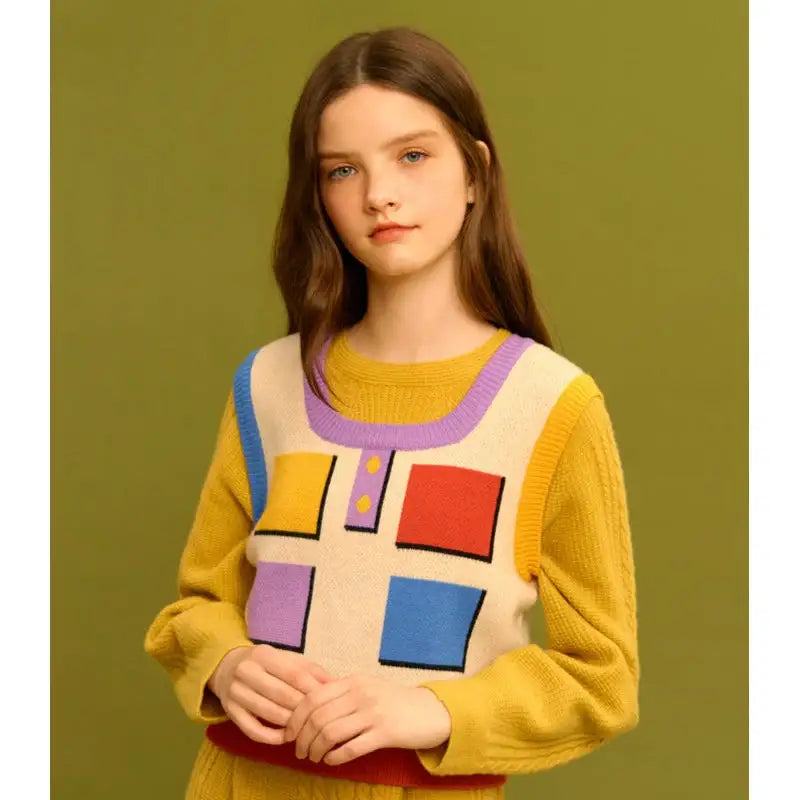 Wiggle Wiggle - Knitted Vest - Wiggle Wiggle - Vest - Harumio