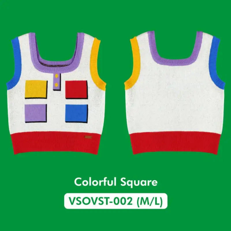 Wiggle Wiggle - Knitted Vest - Wiggle Wiggle - Vest - Harumio