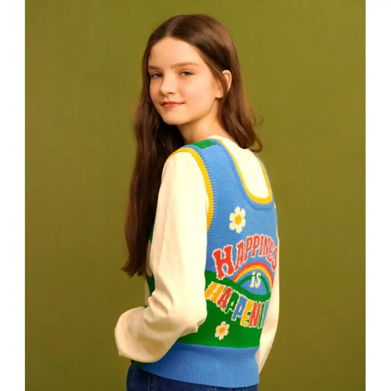 Wiggle Wiggle - Knitted Vest - Wiggle Wiggle - Vest - Harumio