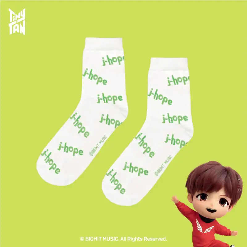 BTS - TinyTAN - Name Socks - BTS - Socks - Harumio