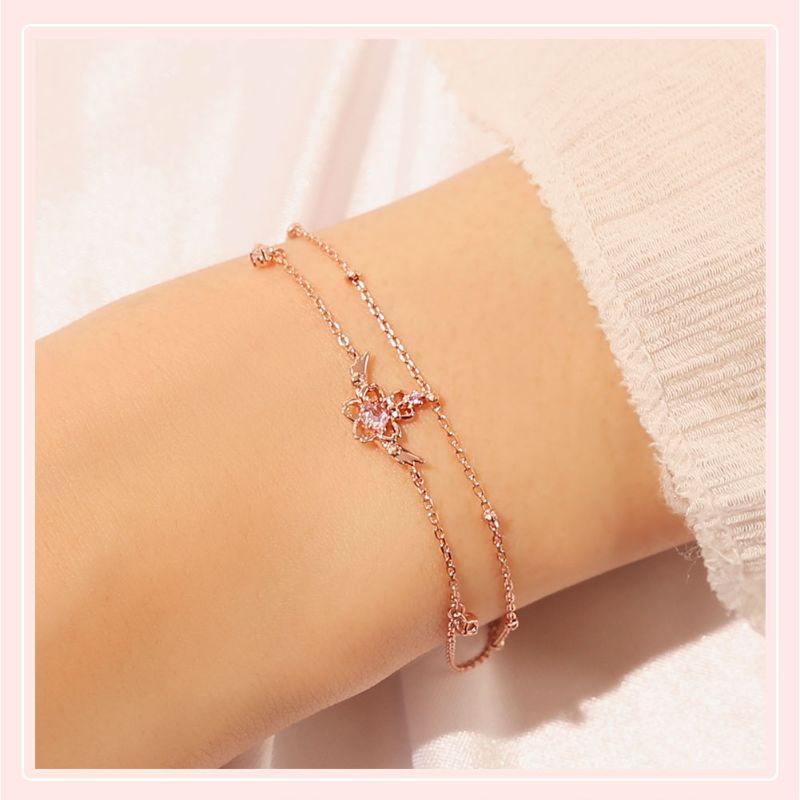 OST x Cardcaptor Sakura - Crown Cherry Blossom Wing Bracelet