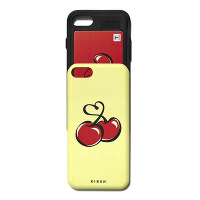 Kirsh - Heart Cherry Bumper Phone Case - Yellow