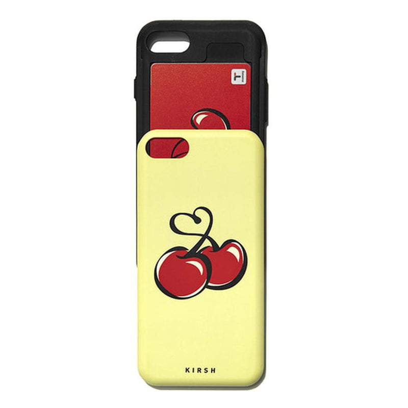 Kirsh - Heart Cherry Bumper Phone Case - Yellow
