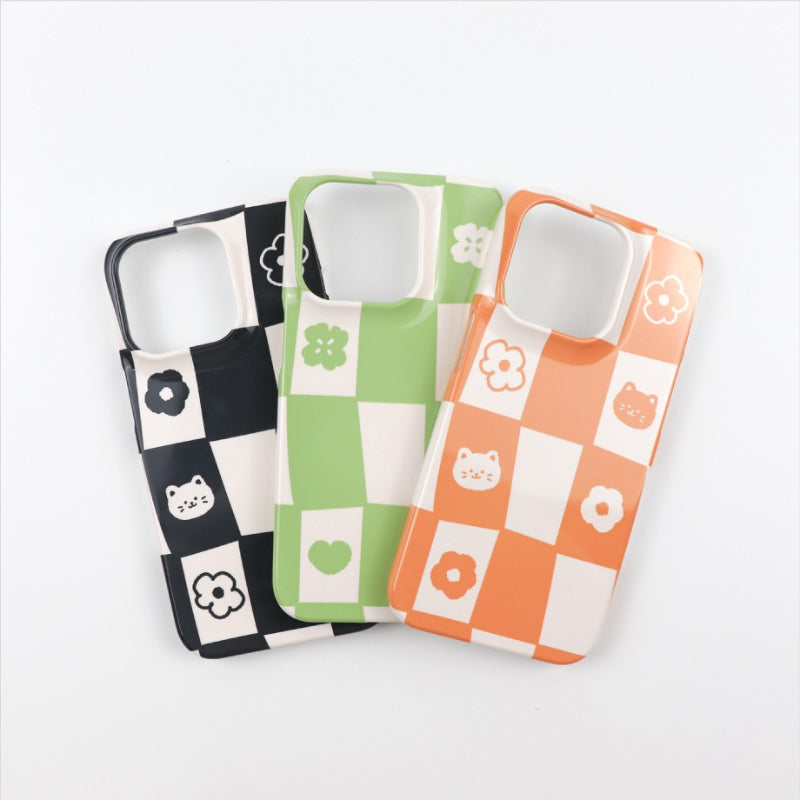 Teteum - Checker Board iPhone Hard Case