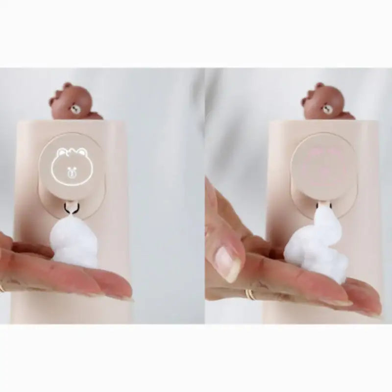 PON X LINE FRIENDS - Brown & Friends Automatic Soap Dispenser - PON X LINE FRIENDS - Soap & Lotion Dispensers - Harumio