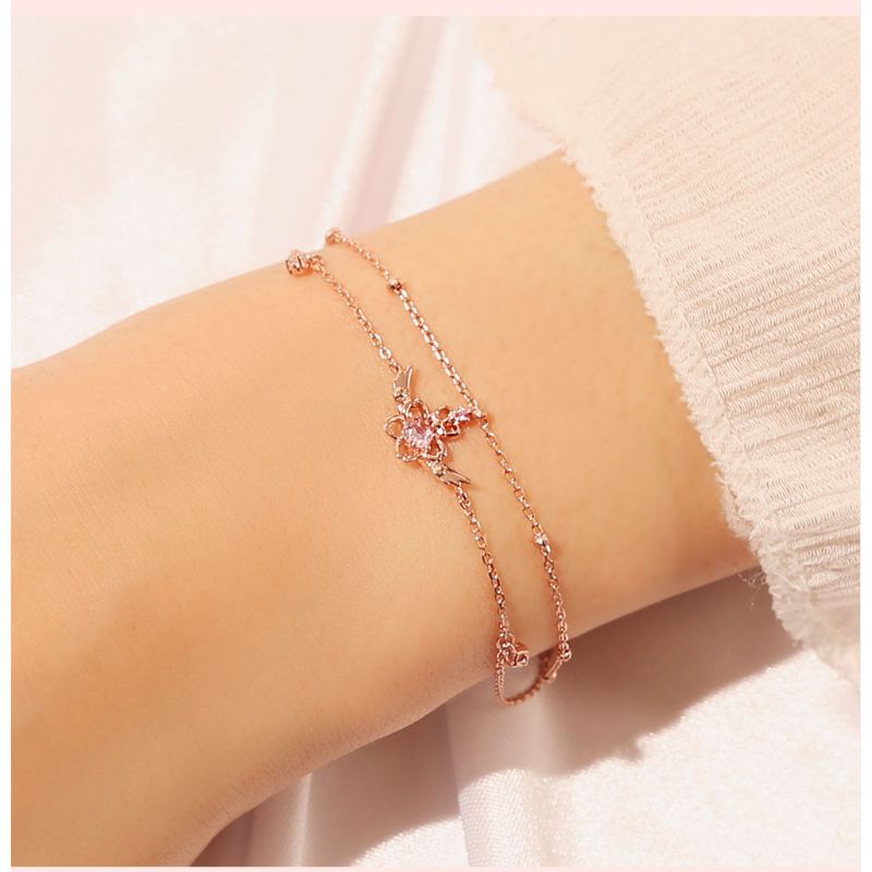 OST x Cardcaptor Sakura - Crown Cherry Blossom Wing Bracelet