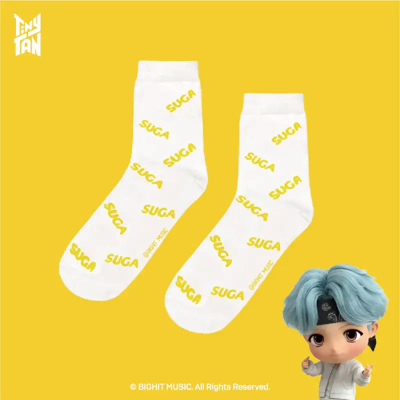 BTS - TinyTAN - Name Socks - BTS - Socks - Harumio