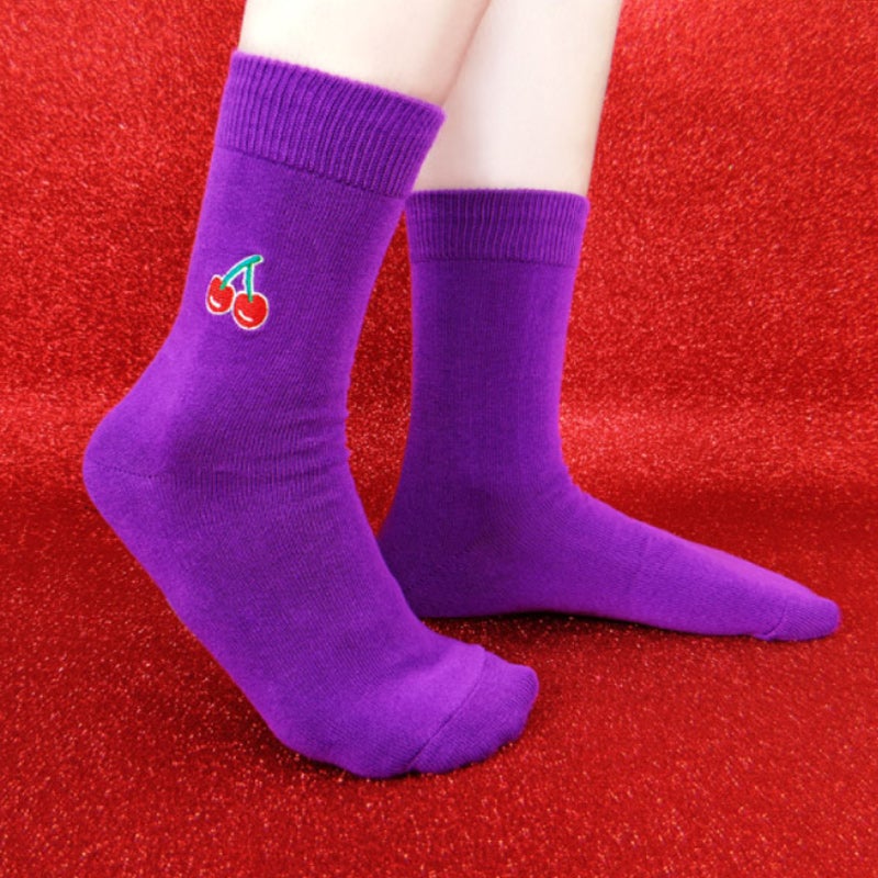 Wiggle Wiggle - Embroidered Socks