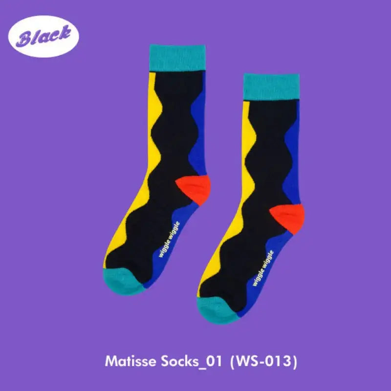 Wiggle Wiggle - Pattern Socks - Wiggle Wiggle - Socks - Harumio