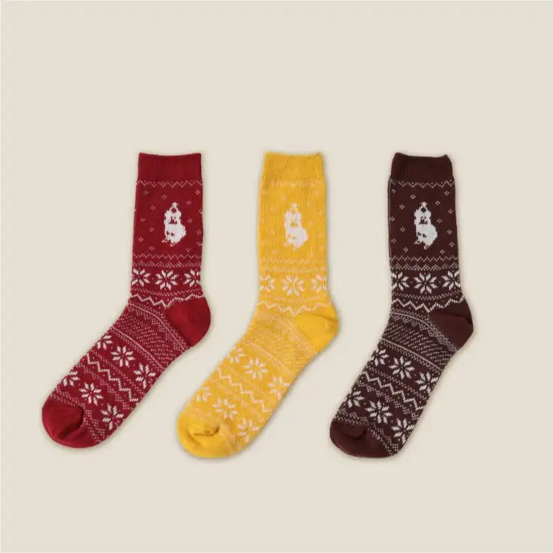 Dinotaeng - Santa Quokka Nordic Socks