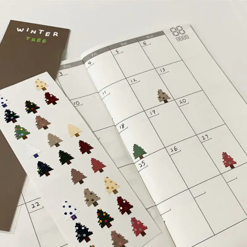 Teteum - Winter Tree Sticker - Teteum - Sticker - Harumio