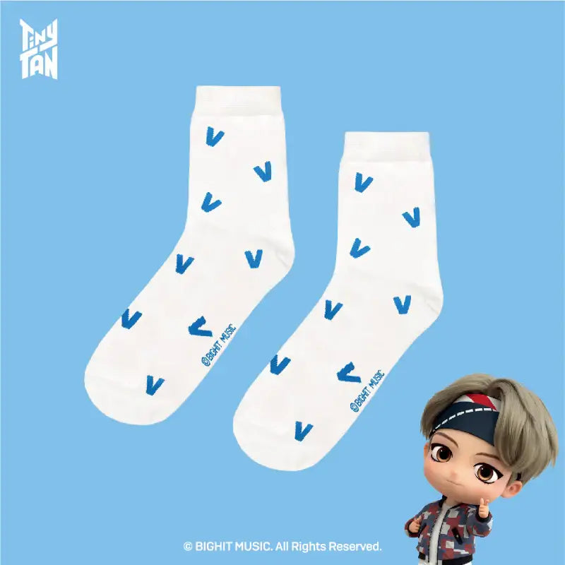BTS - TinyTAN - Name Socks - BTS - Socks - Harumio