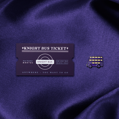 Pinawakens - Harry Potter Pins - Knight Bus Ticket Pin Badge