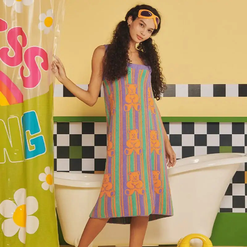 Wiggle Wiggle - Clumppy's Bath Wrap Towel - Wiggle Wiggle - Towel - Harumio