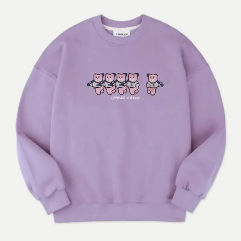 Bellygom x Ambler - Run Away Belly! Unisex Overfit Sweatshirt - Bellygom x Ambler - Sweatshirt - Harumio