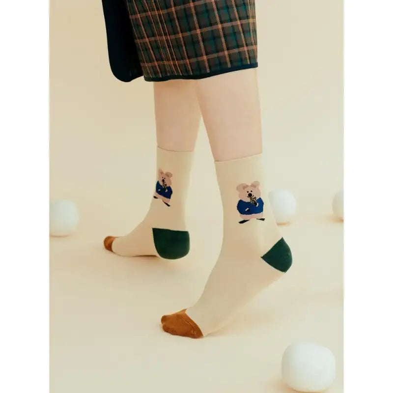 Dinotaeng - Quokka & BOBO Single Socks - Dinotaeng - Socks - Harumio