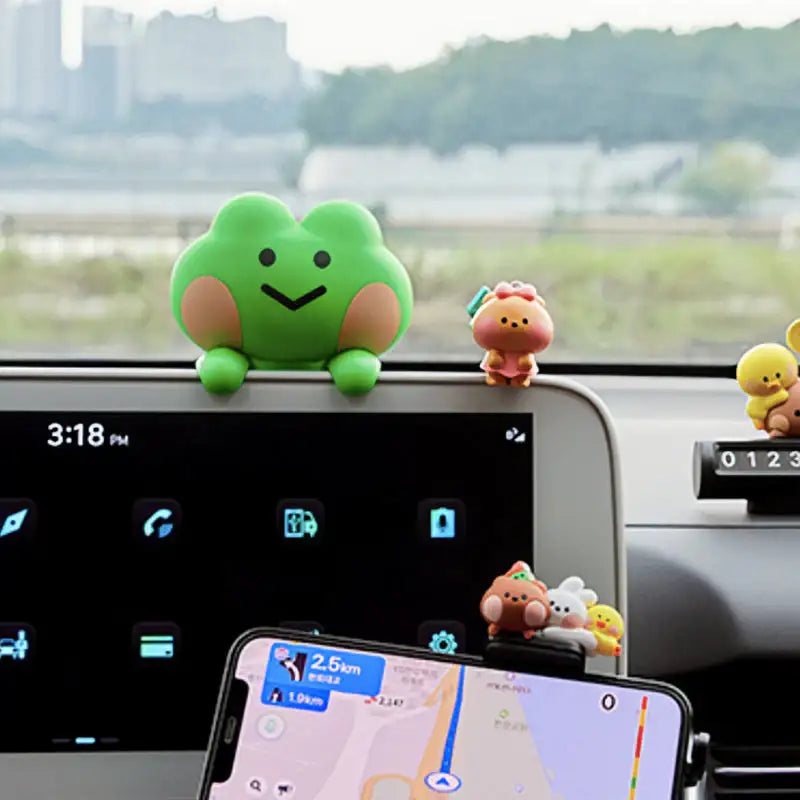 Line Friends - Minini Lenini Monitor Figurine - Line Friends - Figurine - Harumio